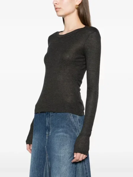 Lung top Jw Anderson melange gri
