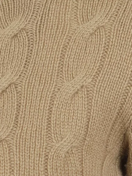 Kašmyro apkirptas flisinis džemperis Polo Ralph Lauren juoda