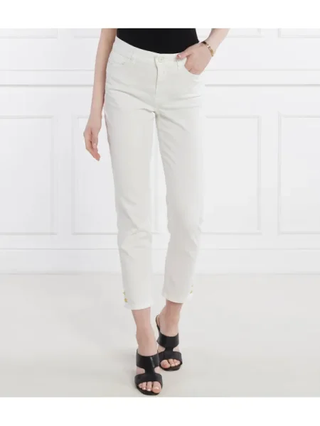Marc Cain Blugi jeans | regular waist alb