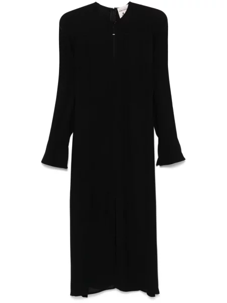 Rochie midi Semicouture până la genunchi de costum negru