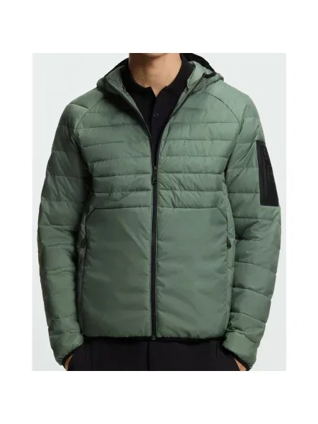 Kurtka z kapturem BOSS Green Urbanex zielony XL czarny
