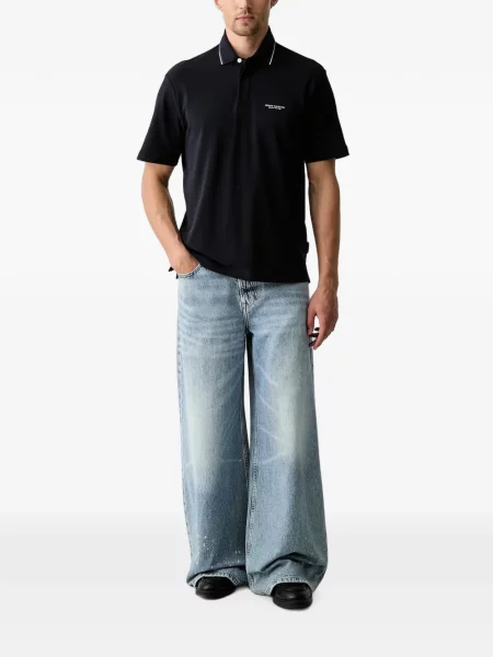 Polo Armani Exchange με σχέδιο μπλε
