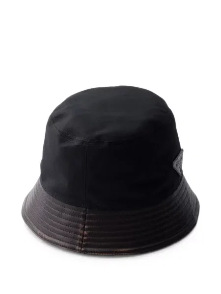 Pălărie Prada din piele negru