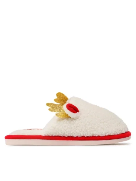 Home & Relax Пантофи бял