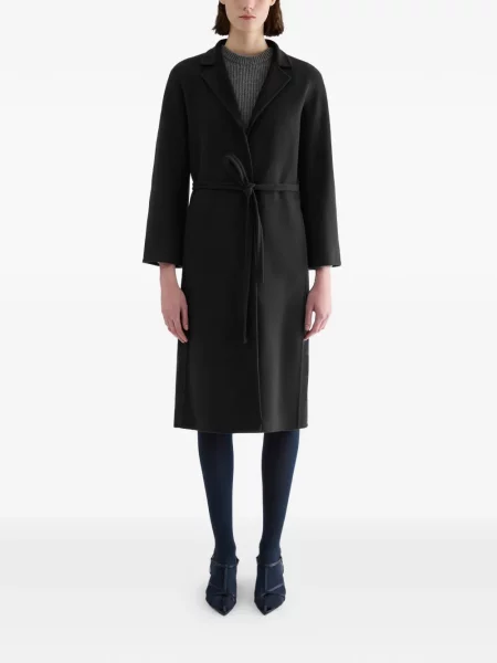 Cu centură palton Jil Sander negru