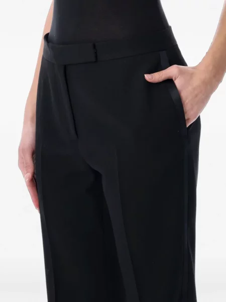 Pantaloni Tom Ford din satin negru