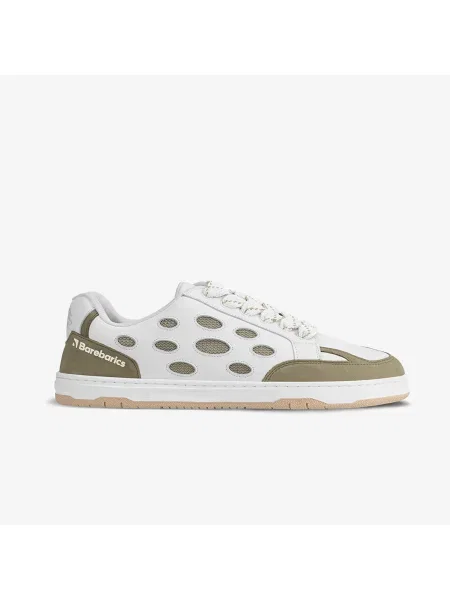 Trampki Barebarics Fusion White & Army Brown EUR 36 białe
