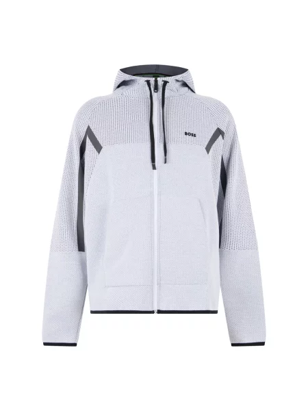 Bluza z kapturem Boss z kapturem biała
