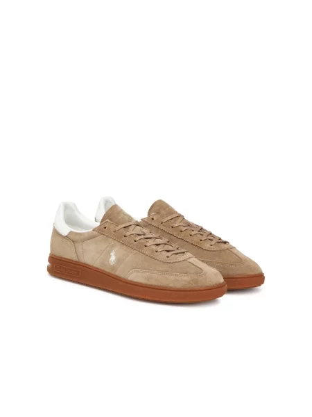 Sneakersy Ralph Lauren zamszowe brązowe