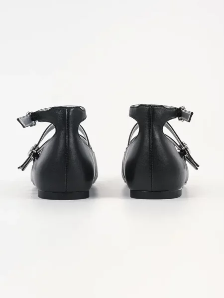 Kožené baleríny Karl Lagerfeld KONNIE černé
