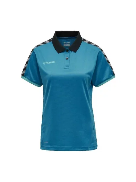 Tricou polo Hummel albastru