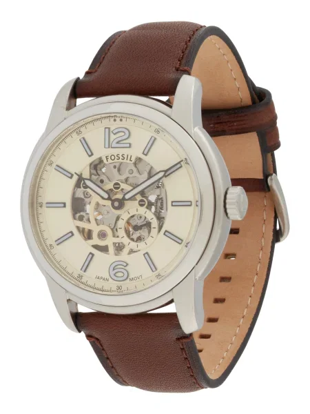 Fossil Ceas Heritage Automatic Skeleton maro