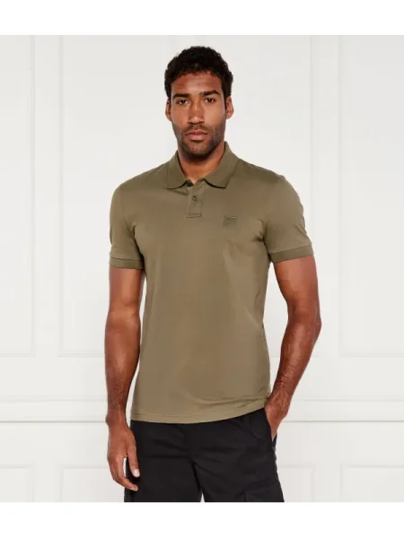 Polo Boss Orange stretch portocaliu