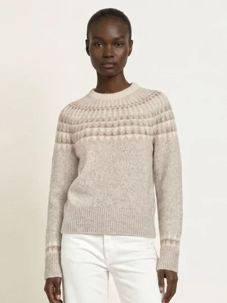 Sosue Sweter grau beżowy