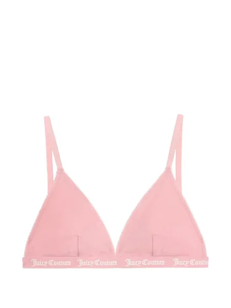 Trojuholníková podprsenka Juicy Couture ružová