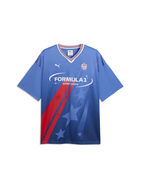 PUMA koszulka o luźnym kroju Austin Akcesoria S niebieski