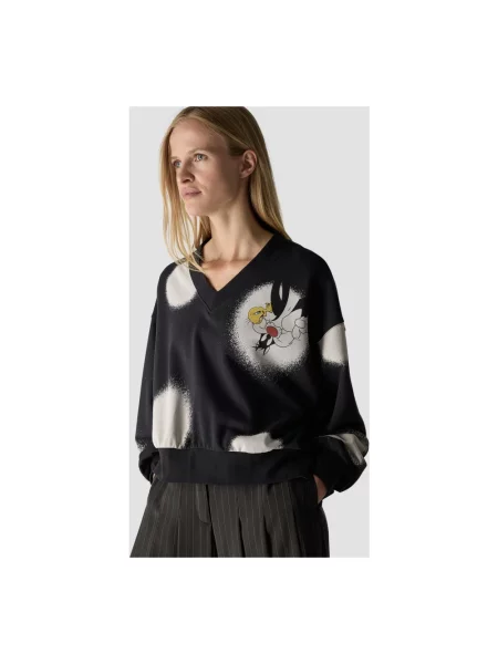 Dzianinowy sweter Lecomte czarny
