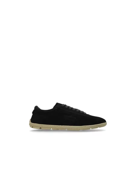 Sneakersy Giorgio Armani zamszowe czarne