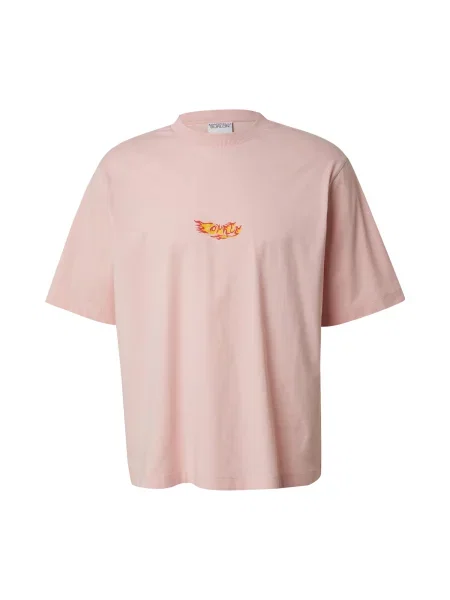 Marcelo Burlon Tricou COUNTY FLAME portocaliu / rosé / roși aprins negru