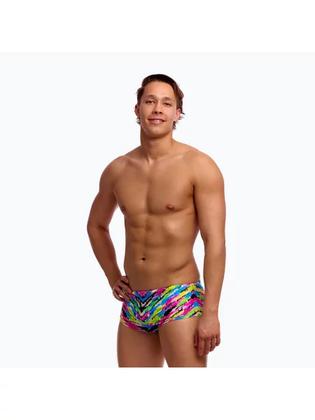Boxeri de înot pentru bărbați Funky Trunks Sidewinder Trunks happy hide
