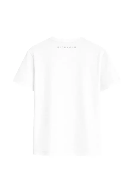 Tricou John Richmond cu imagine alb