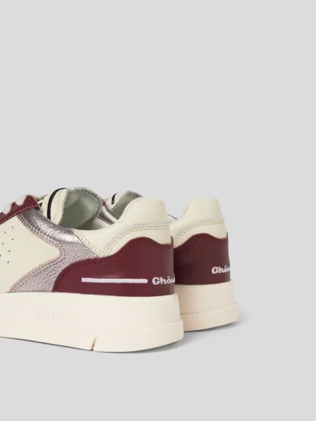 Sneakersy z naturalnej skóry Ghoud białe