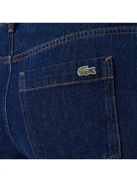 Прямые джинсы Lacoste голубые