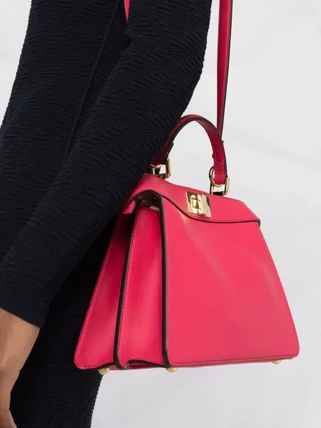 Taška Fendi Peekaboo růžová