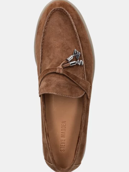Замшевые мокасины Steve Madden коричневые