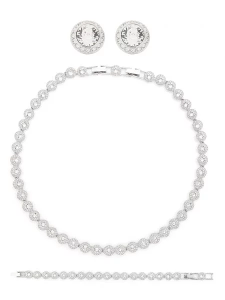 Colier Swarovski argintiu