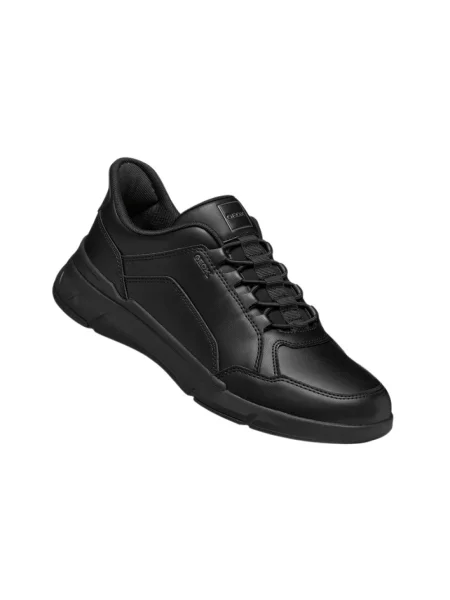 Sneakersy Geox skórzane czarne
