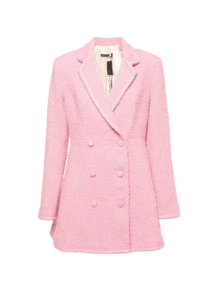 Bouclé rochie Rotate Birger Christensen roz