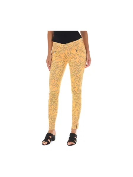 Skinny spodnie Met żółte