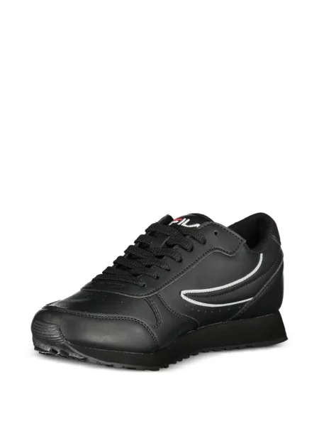 Fűzős csipkés sneaker Fila fekete