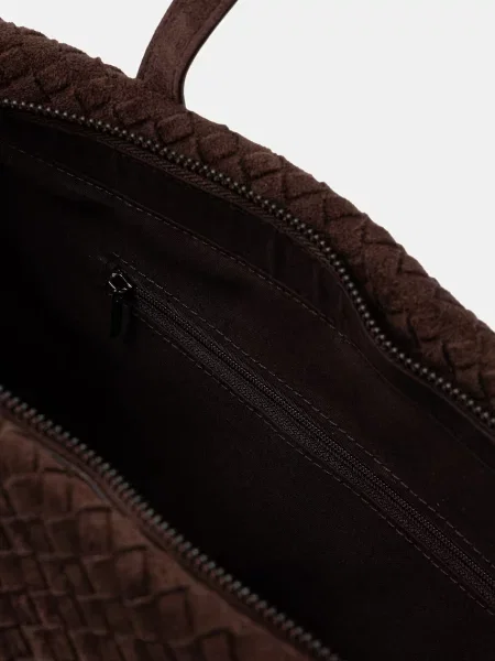 Műbőr shopper táska Answear.lab barna