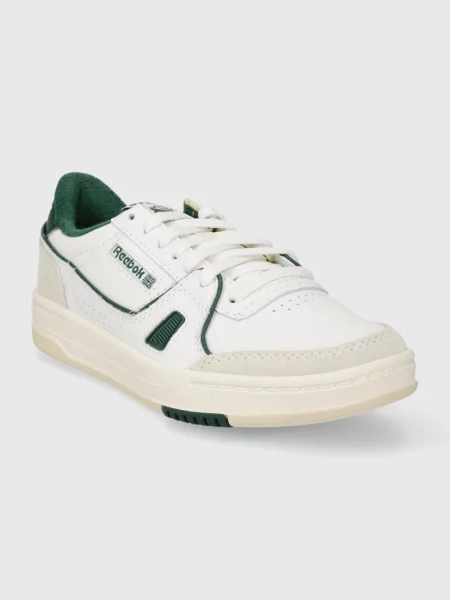 Usnjene superge Reebok Classic bela
