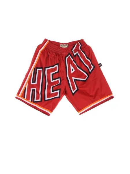 Spodenki sportowe Mitchell & Ness do koszykówki czerwone
