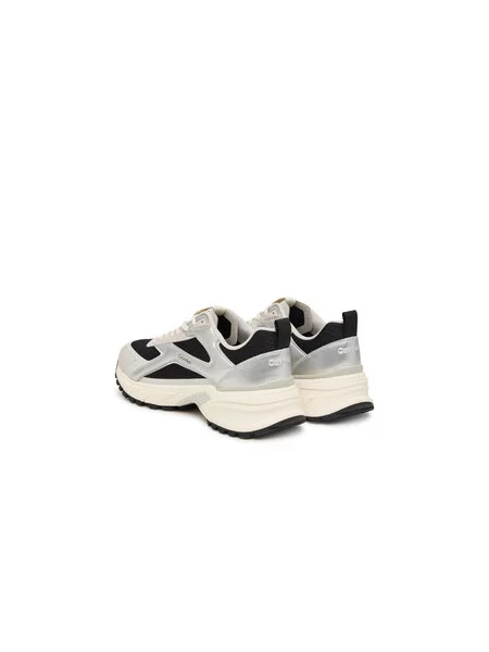 Laisvalaikio batai Calvin Klein Hike Run Ckstripe Mesh Met juoda