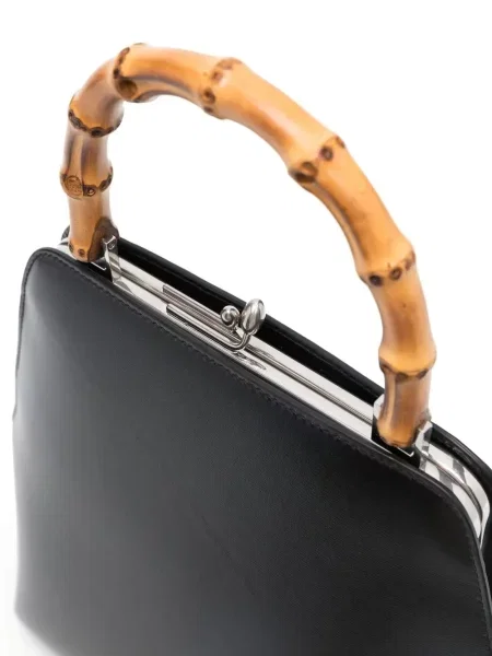 Kožni top Jil Sander crna