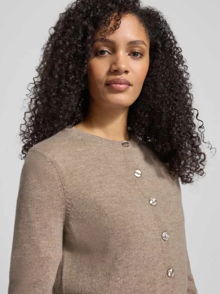 Kardigan rozpinany o kroju slim fit z mieszanki wełny i kaszmiru Model NEBBIA' Weekend Max Mara
