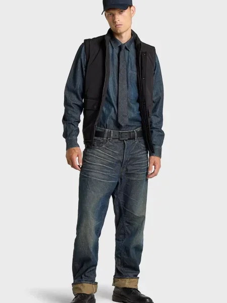 Широкие джинсы G-star Raw синие