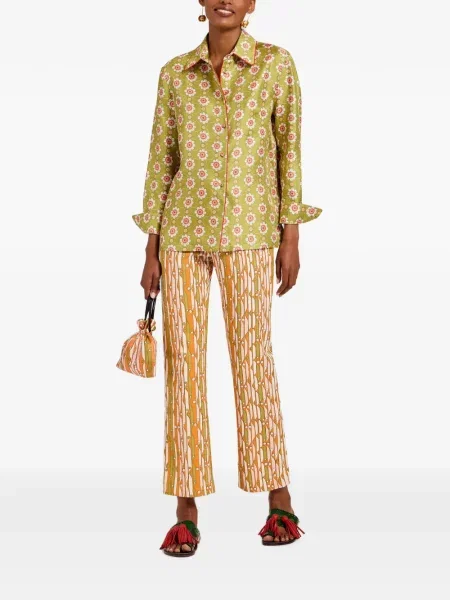 Pantaloni La Doublej alb