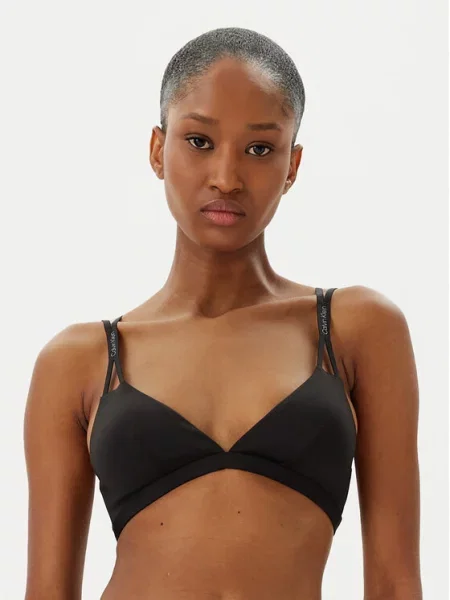 Μπικίνι πάνω μέρος Calvin Klein Swimwear μαύρο