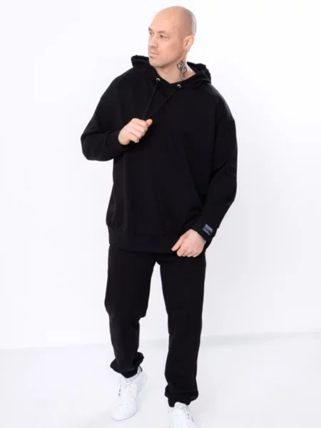 Носи своє Спортивний костюм Бавовна/поліестер чорний