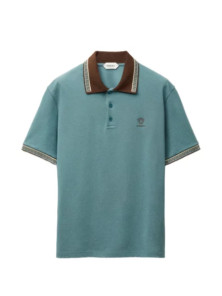 Tricou polo Versace albastru