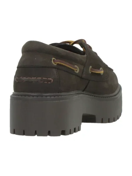 Pantofi Timberland streetstyle cu strasuri maro