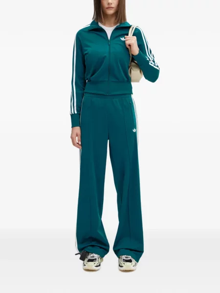 Hímzett futó kötött melegítő felső Adidas kék