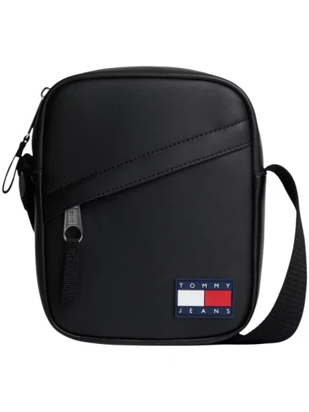 Taška cez rameno Tommy Jeans Tjm Daily Pu Reporter čierna