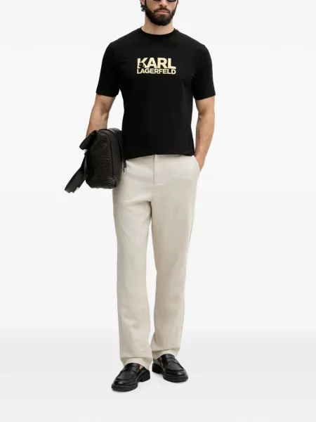 Tricou Karl Lagerfeld cu imagine negru