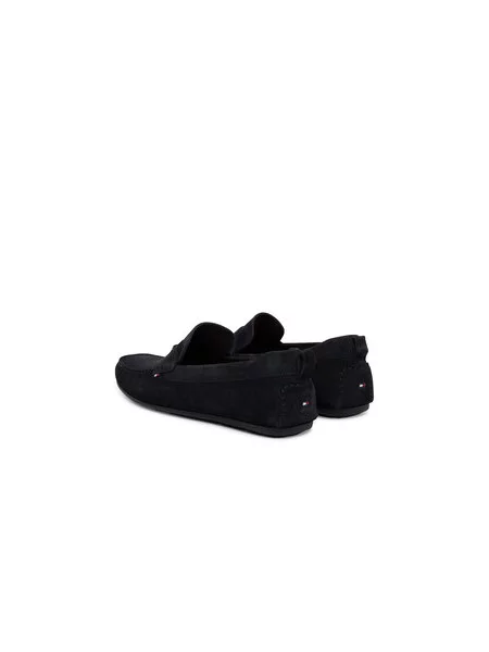 Tommy Hilfiger Mokasinke Core Hilfiegr Suede Driver Tamnoplava plava
